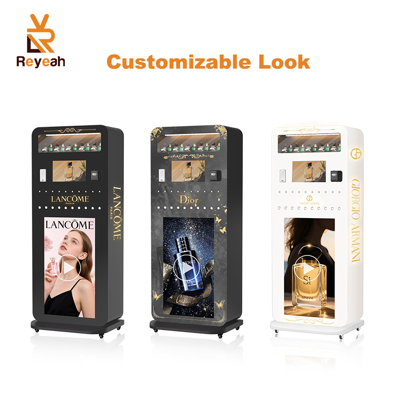 Commercial Street Perfume Vending Machine Independent Cologne Perfume Spray Vending Machine