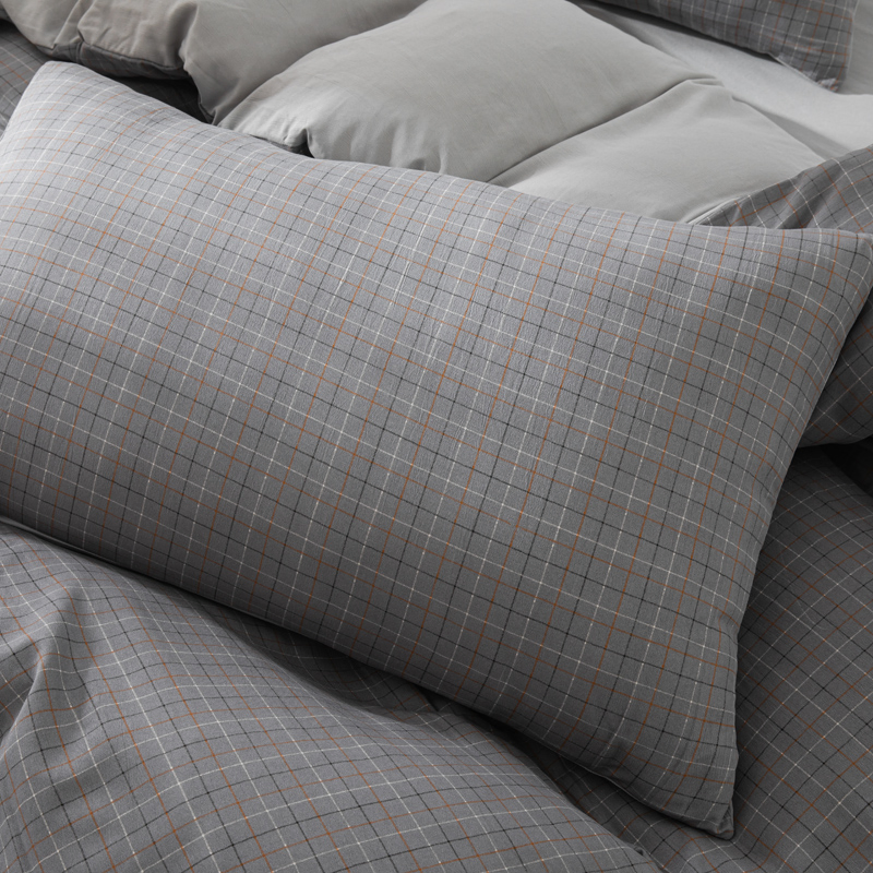 New Material Wash Cotton Faux Linen Bedding Linen Duvet Cover Set Quilt Covers Belgium