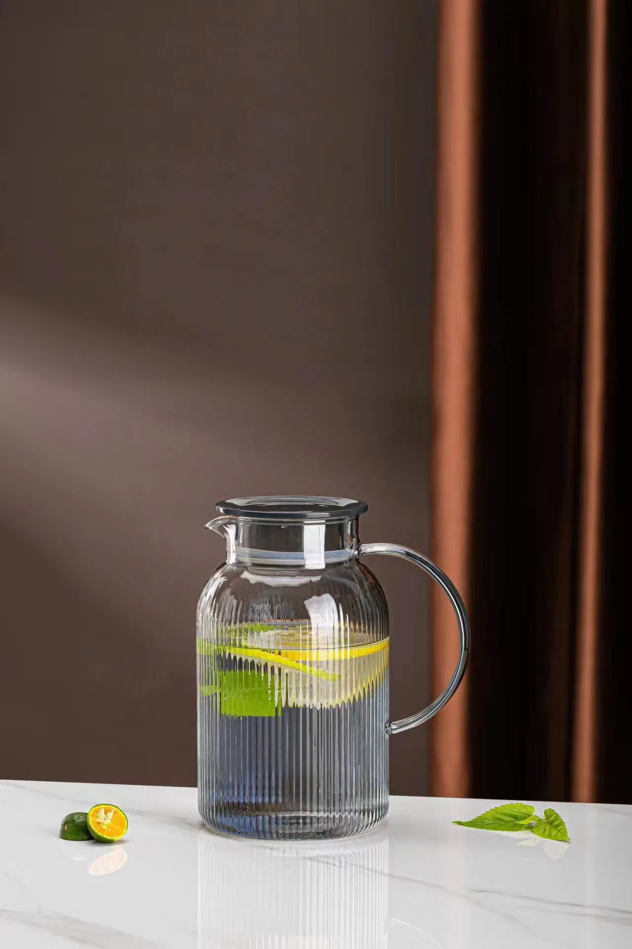 Набор чайника и кружек термостойкий, увеличенной емкости