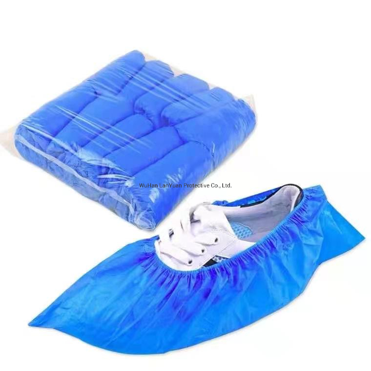 Ly Single Use Disposable CPE Shoecover (LY-PSC-B)
