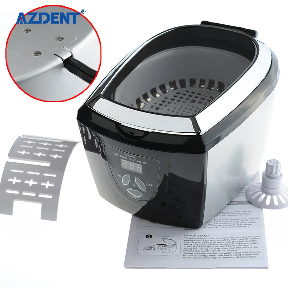 OEM Dental Ultrasonic Washer Portable Stainless Tank Jewelry Glasses Household Denture Ultrasonic Cleaner