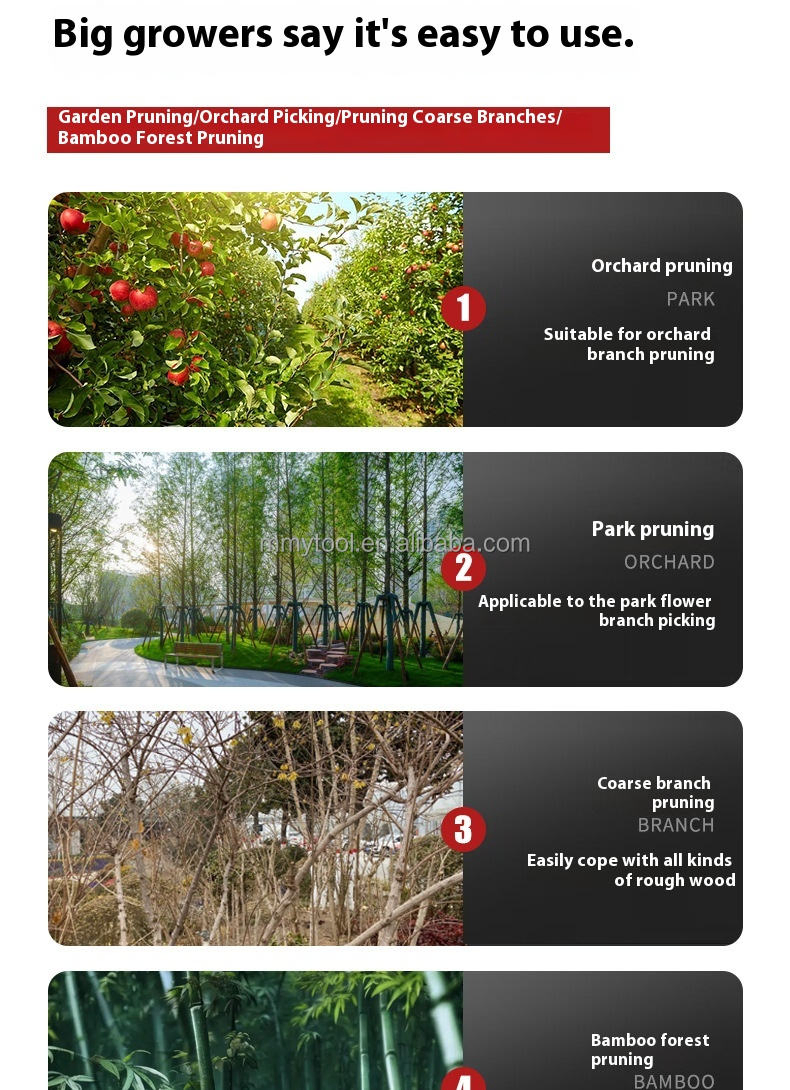 Аккумуляторные электроножницы для обрезки веток 20V