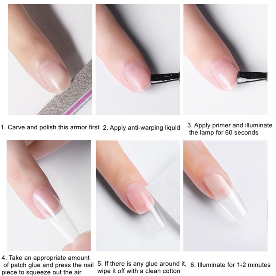 Solid Patch Glue Nail Patch Adhesive New Phototherapy Canned Nail Patch Gel Does Not Hurt Nail Salon Special Sticky Diamond Glue