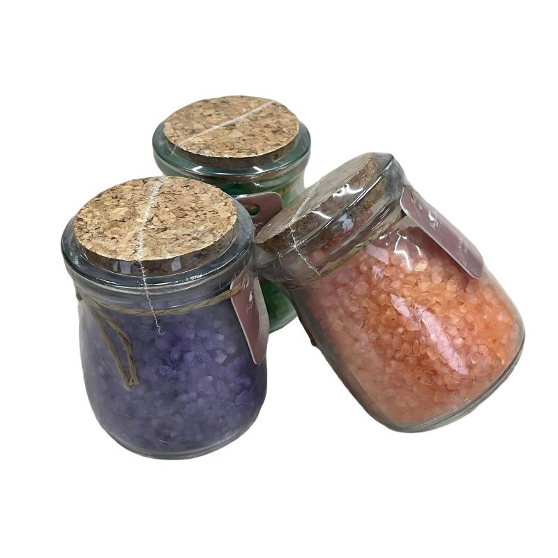 Bath Salt in Glass Jar with Natural Sea Salt for SPA and Hotel Guest Room Amenities