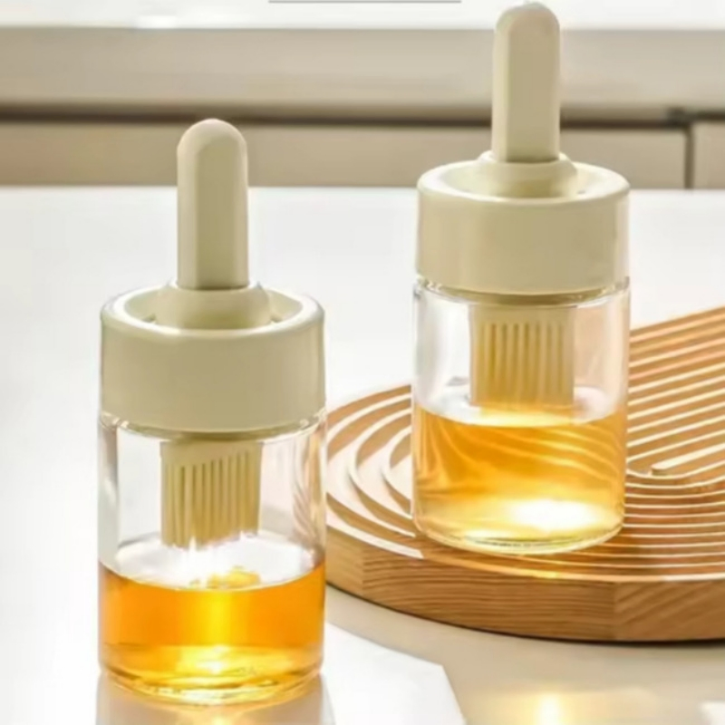 Glass Material Glass Oil Kettle for Spice Sprinkling