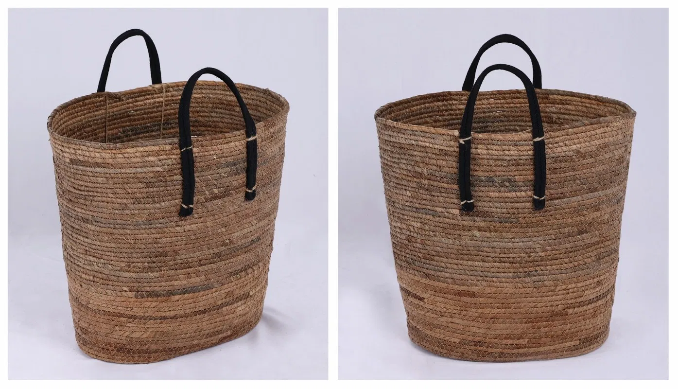 Banana Leaf Storage Basket Handmade Laundry Hamper