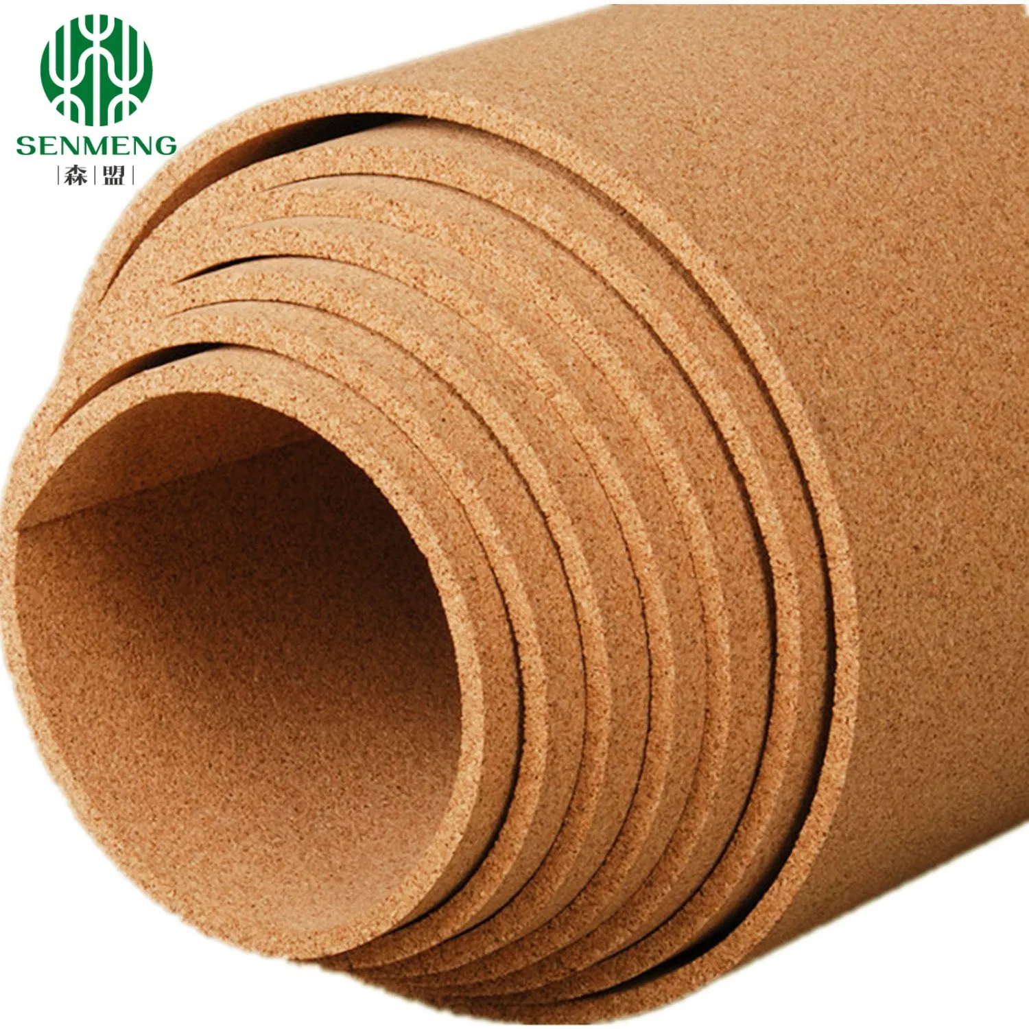 Eco-Friendly Decorative Acoustic Cork Roll for Wall/Floor - Custom Thickness 0.8-12mm