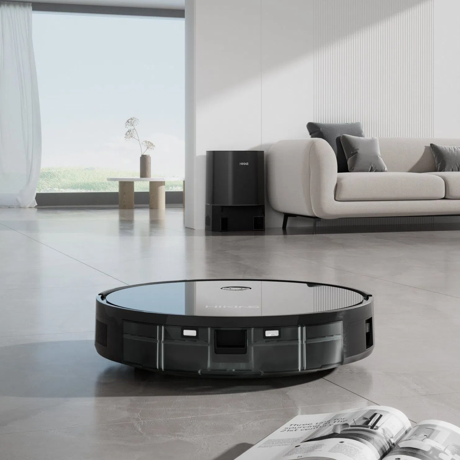 Hikins Smart Robot Vacuum Cleaner with Automatic Dust Collection Station M8