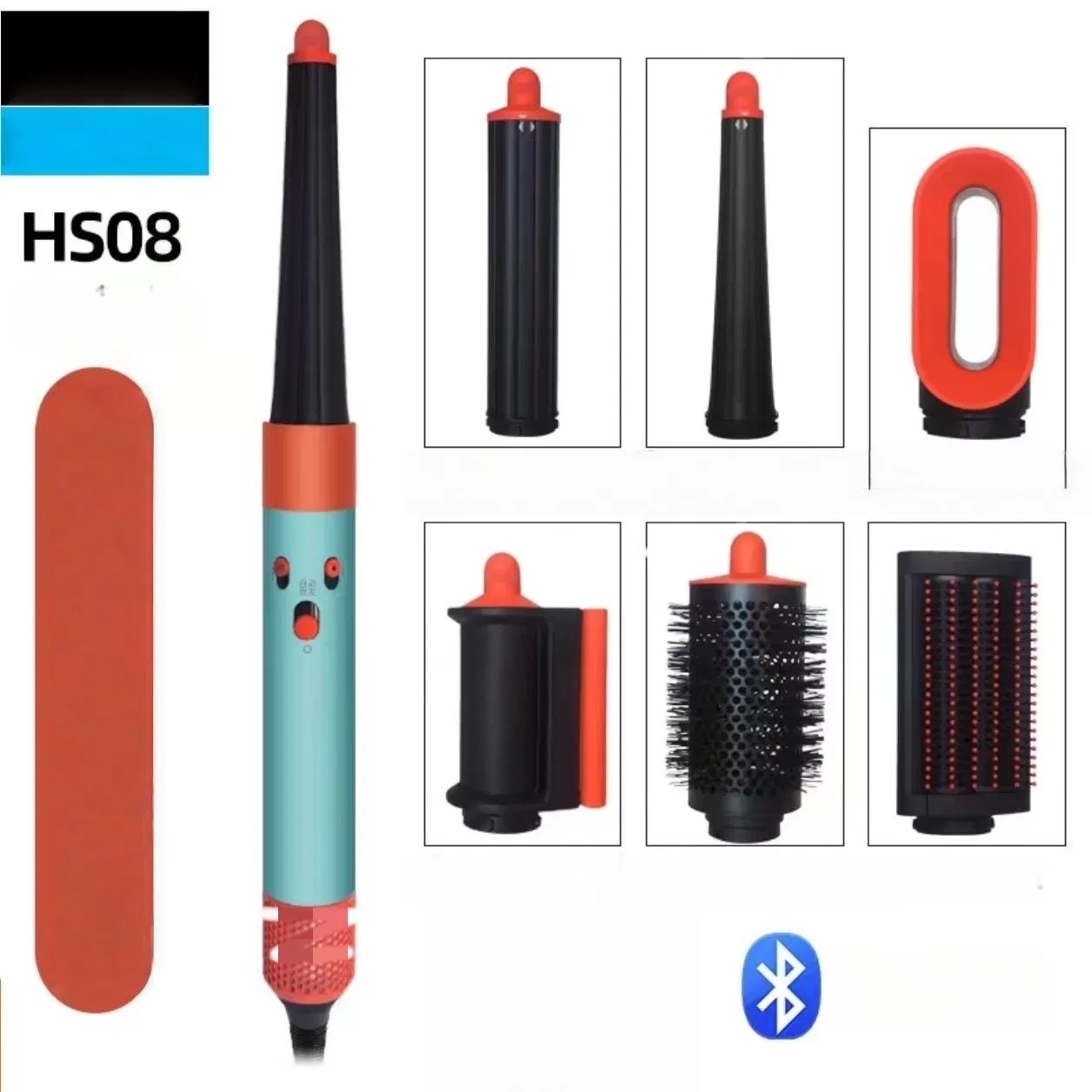 HS08 Curling Iron with Negative Ion Hair Straightener