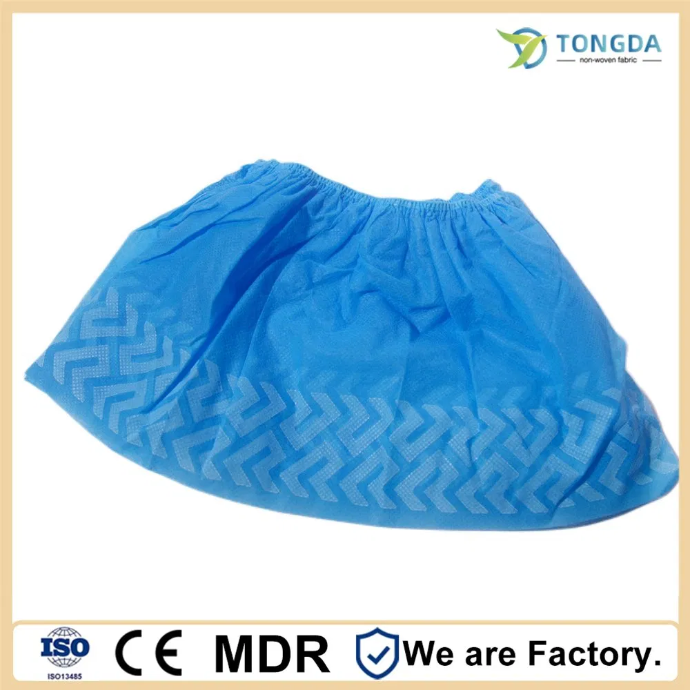 Disposable Nonwoven Machine Made Cleaning Workshop Anti-slip Dustproof Shoe Cover