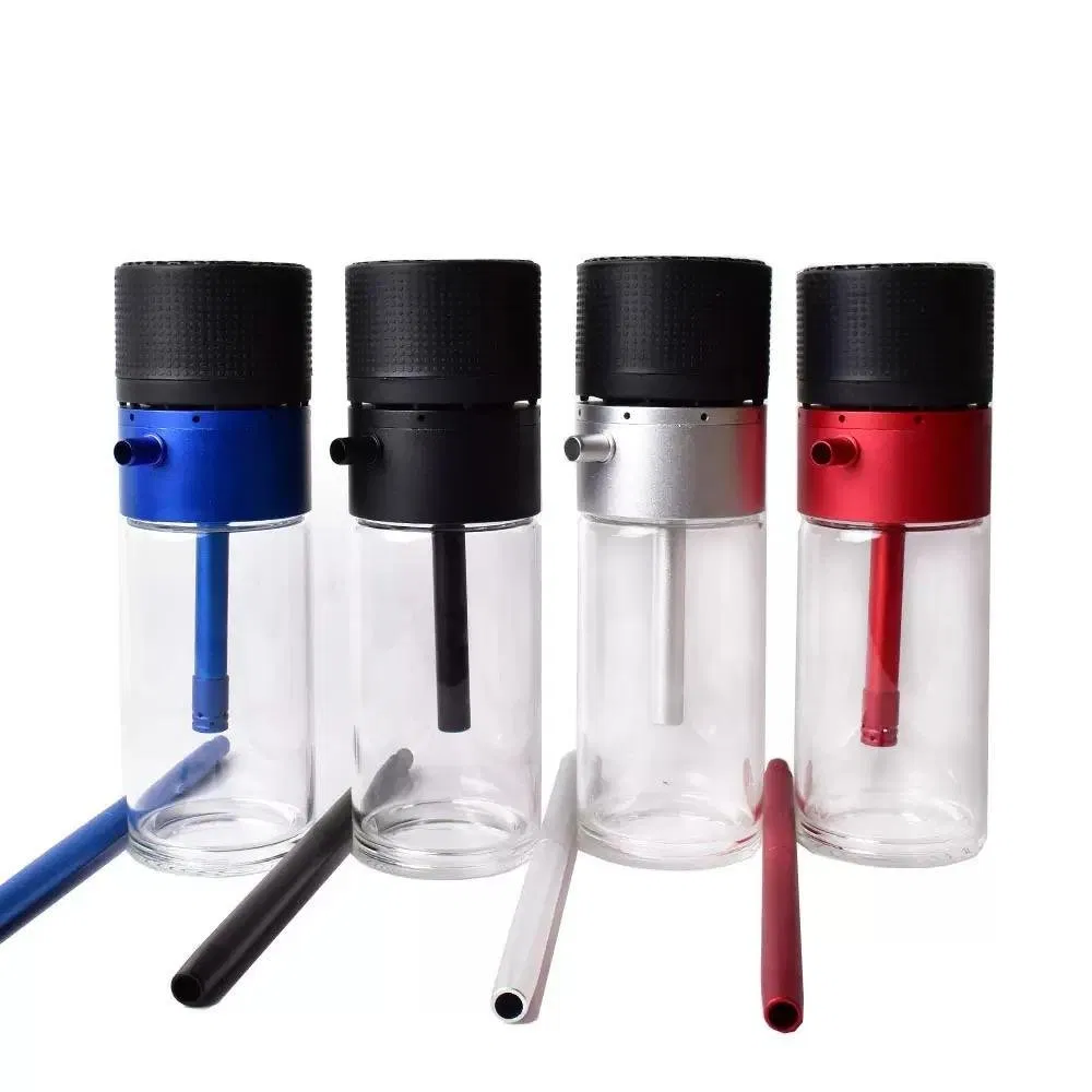 New Design Glass Mini Portable Mixed Color Car Shisha Hookah