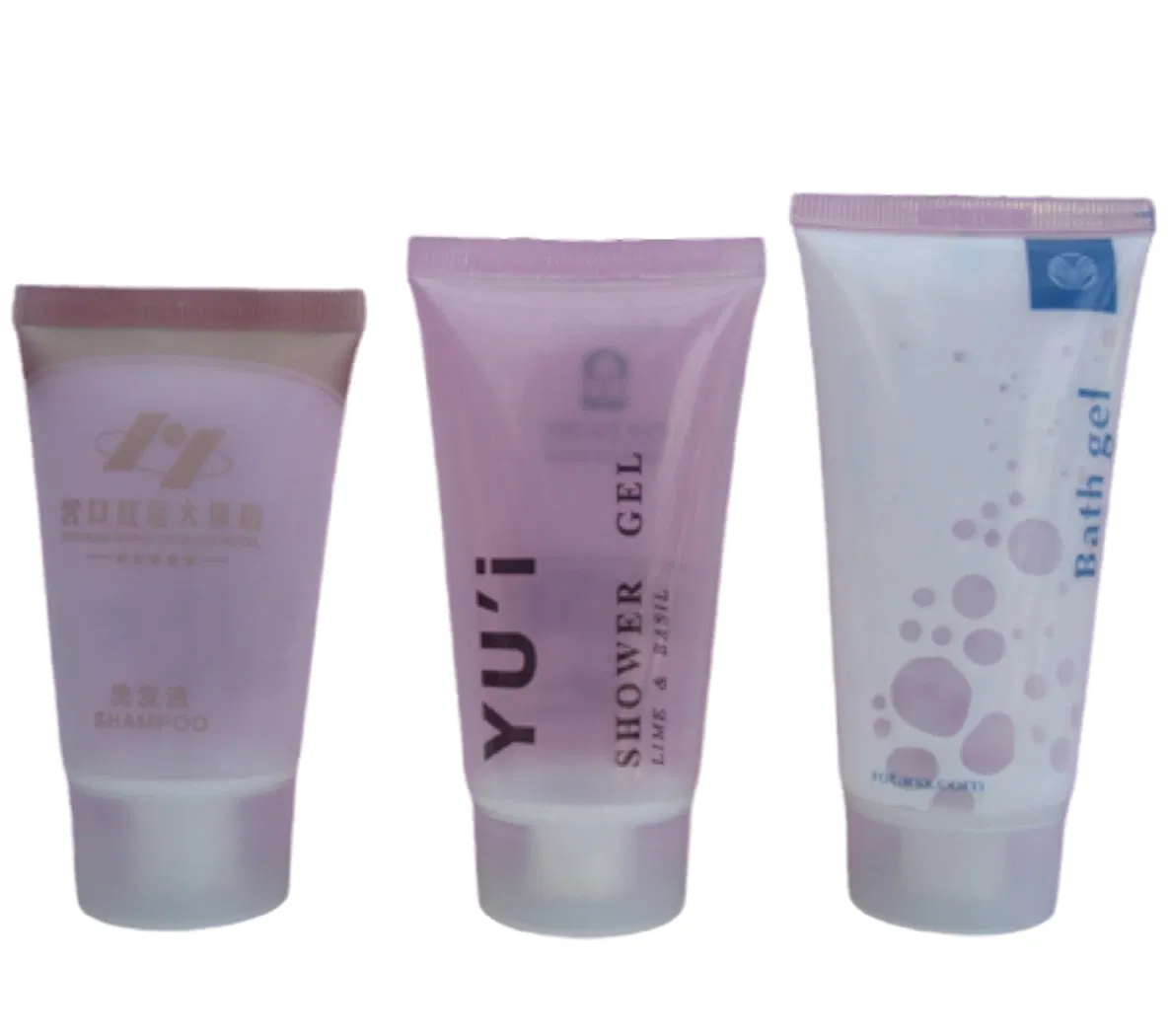 Shampooing Gel in Soft Tube with Hotel Amenities for Guest Room Using