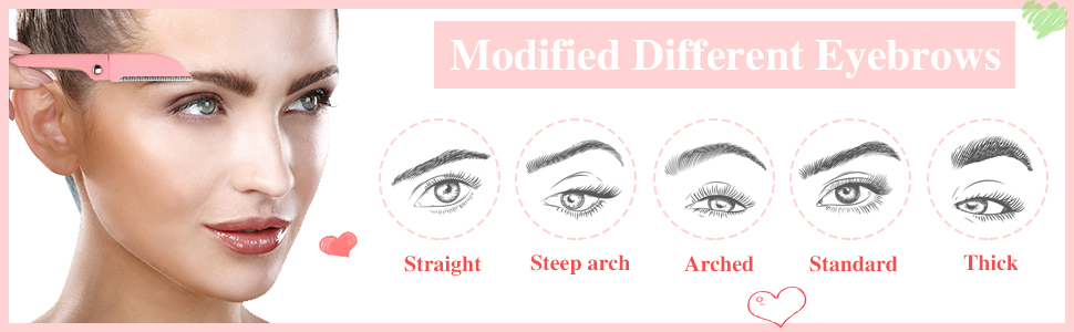 Precision Eyebrow Shaping Tool - Ultra-Lightweight Stainless Steel Design