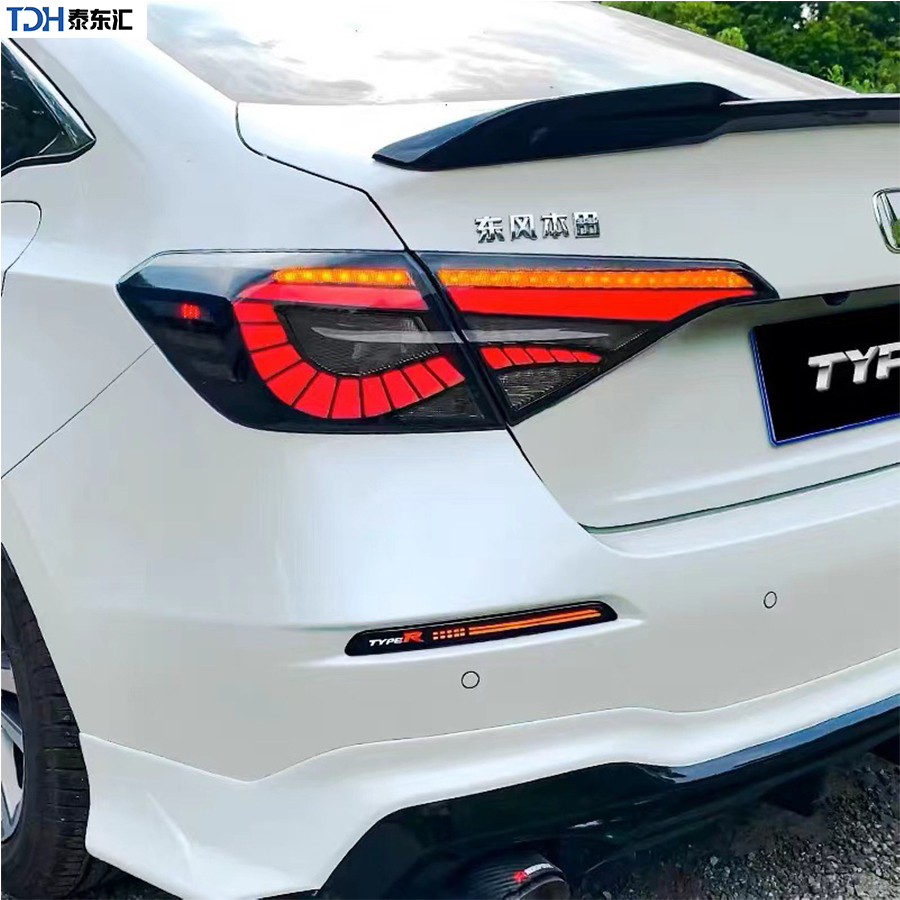 LED Taillight для Honda Civic 11th, стиль «Чешуя дракона», динамическая подсветка (2021-2022)