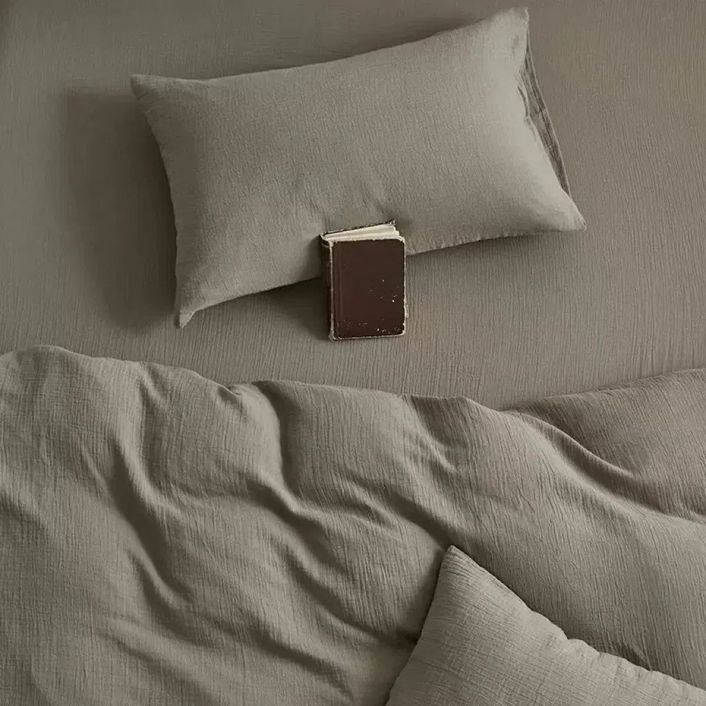 Type a Mother-and-Baby Grade Double-Layer Yarn Thickened Cotton Pillowcase