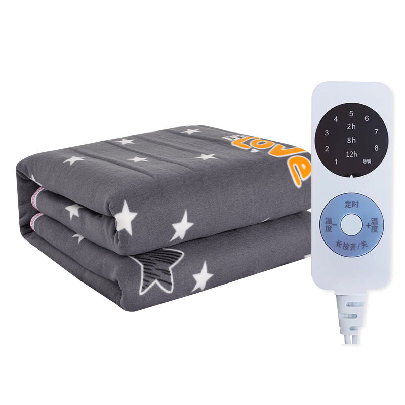 1688 Electric Blanket Overheat Protection + Adjustable Warmth for Winter Sleep