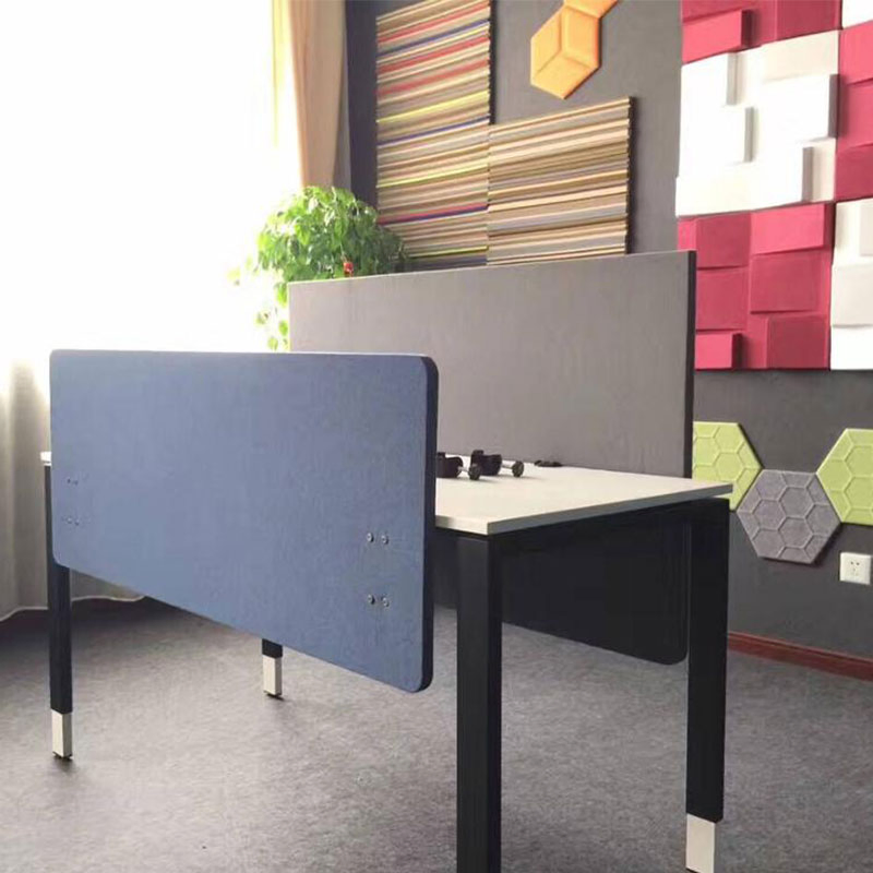 Recycle 100% Polyester Acoustic Panels Pet Acoustic Panels Office Desk Acoustic Partition Screen