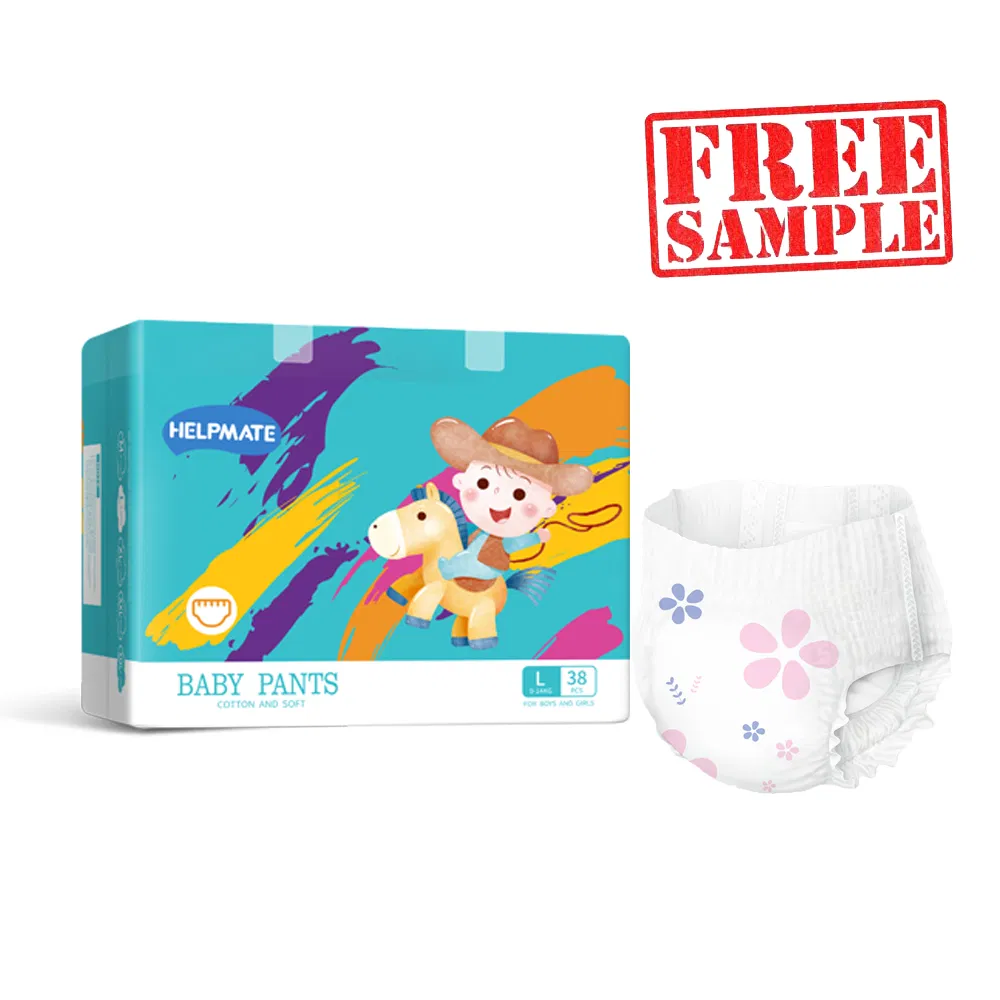 OEM&ODM Soft and Breathable Non-Woven Baby Diapers Safe Leak Guard Super Absorption Baby Training Pant Disposable Baby Diaper