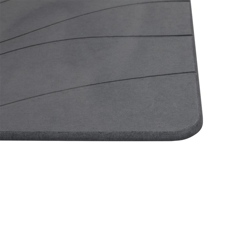 Non-Slip Quick Dry Absorbent Diatomaceous Earth Gray Stone Mat Bath Mat