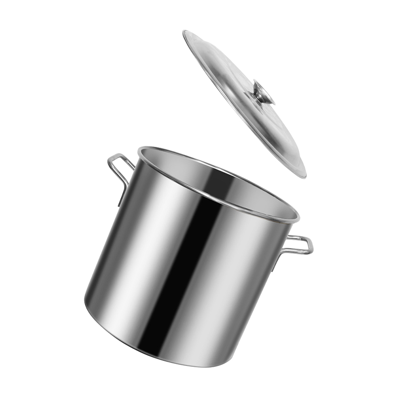 304 Stainless Steel Soup Pot Canteen Restaurant Cooking Pots with Cover
