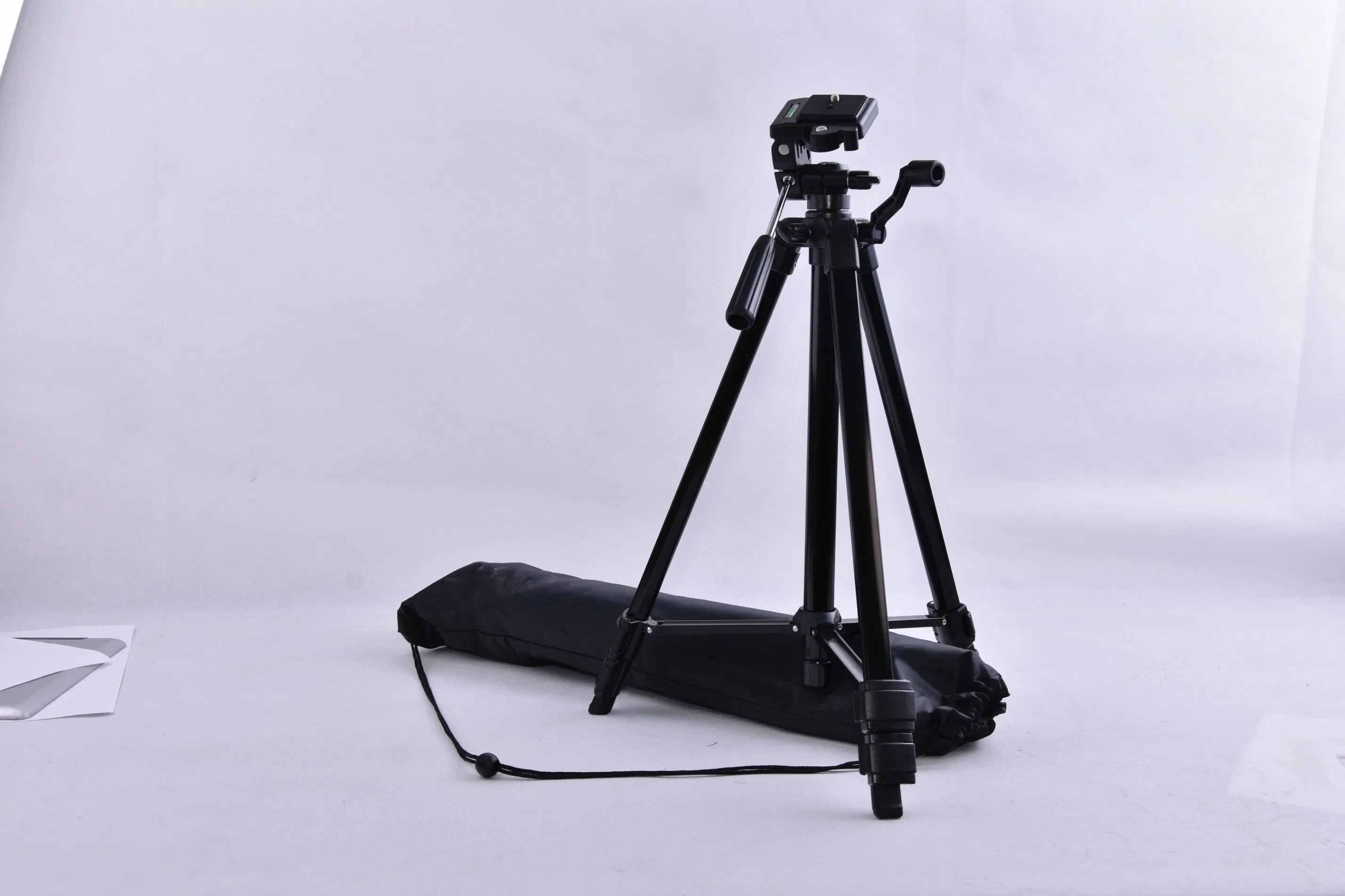 Fosoto Multi-Section Robust Compact Ring Light Stand Tripod for Digital Camera