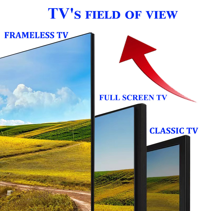 Wholesale 32inch Frameless Android Smart TV Qled Display Multi Interface for Hotel Home Television