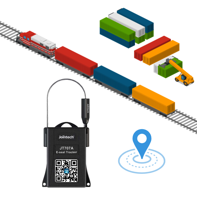 Disposable Oversea Container Remote GPS Monitoring Door Cable Seal Tracker