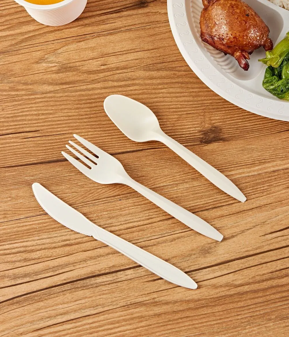 Eco-Friendly Takeaway Spoon Knife Fork Cutlery Kits Disposable Utensil Set for Food