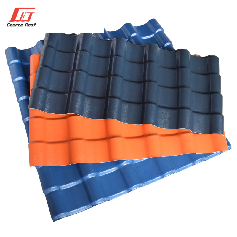 ASA UPVC Roofing Sheet Spanish Roof Tile Lamina Teja PVC Espana 2.5mm De Espesor