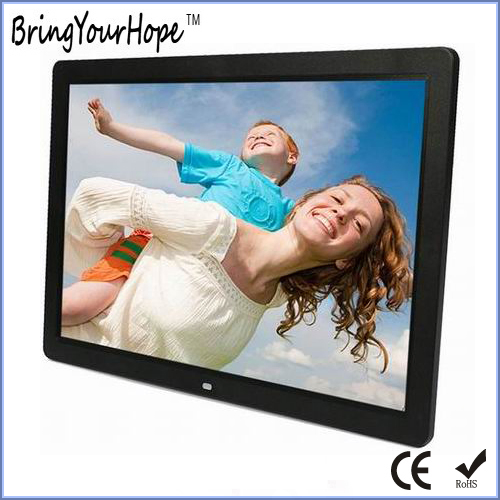 Цифровая фоторамка 15 дюймов, широкоэкранная 16:9
