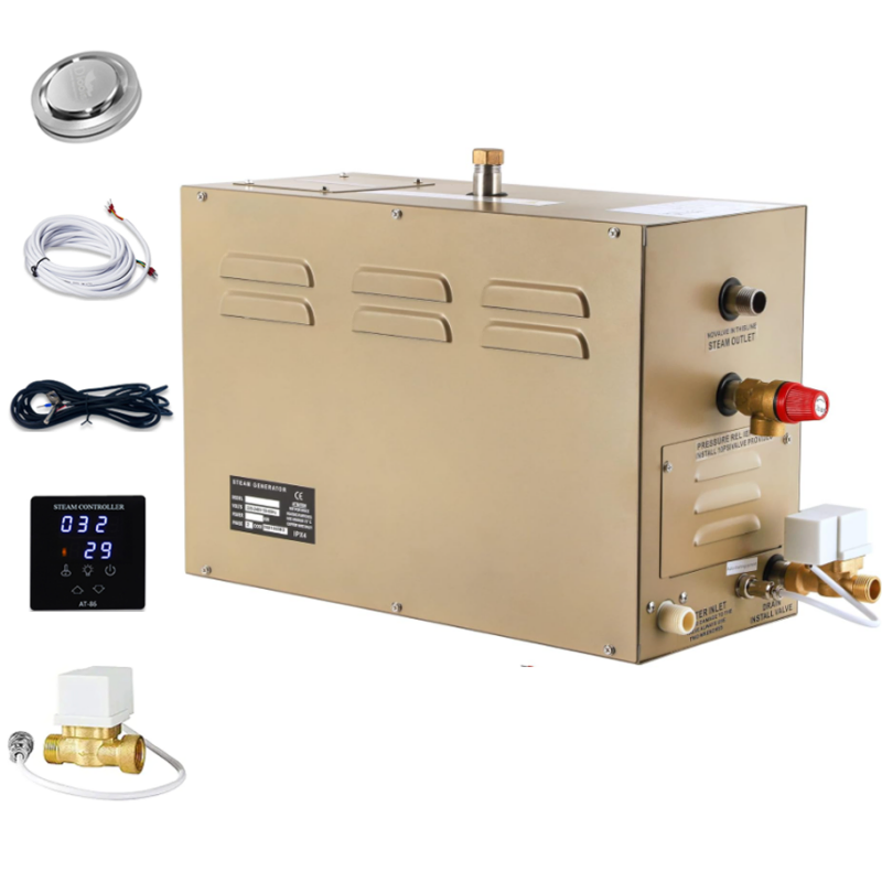 6 Kw Commercial Self-Draining Steam Generator Shower System Home Steam Bath SPA Generator