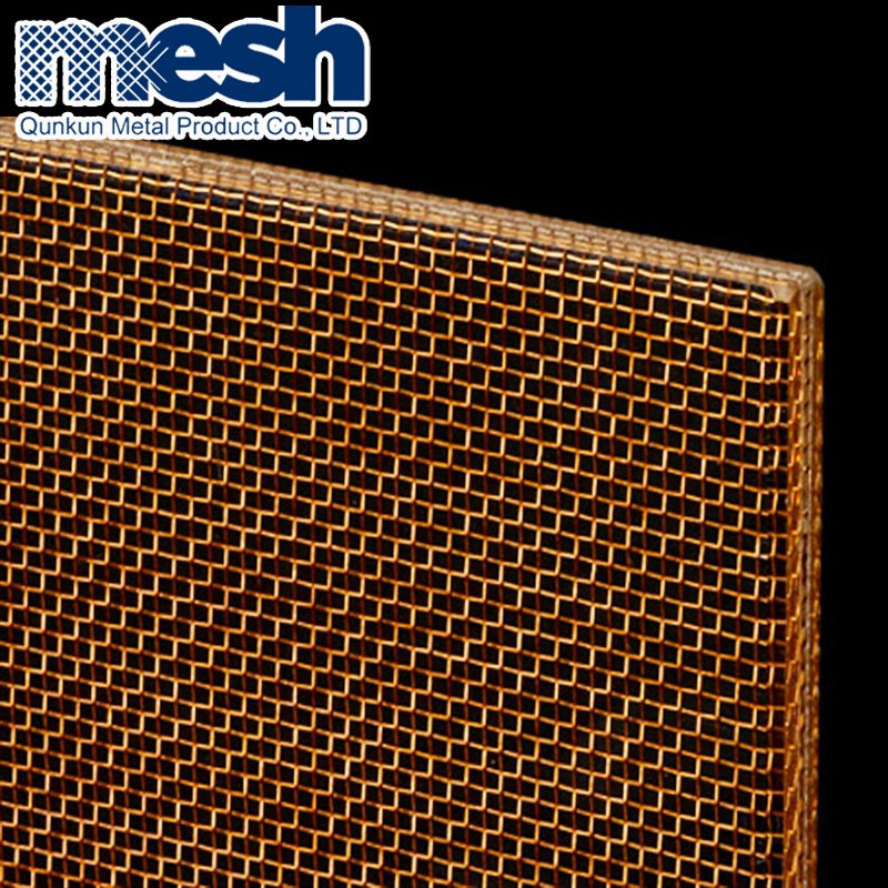 Fireproof Metal Mesh for Interiors Glass Laminated