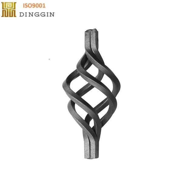 Wrought Iron Basket with Four or Eight Strand