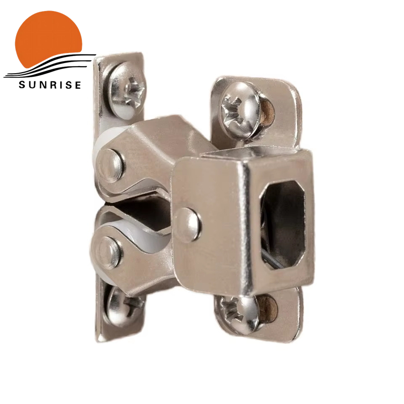 Double Roller Iron Catch Latch Striker for Furniture Sliding Door Closer for Computer Desks Living Room Cabinets & Cupboards
