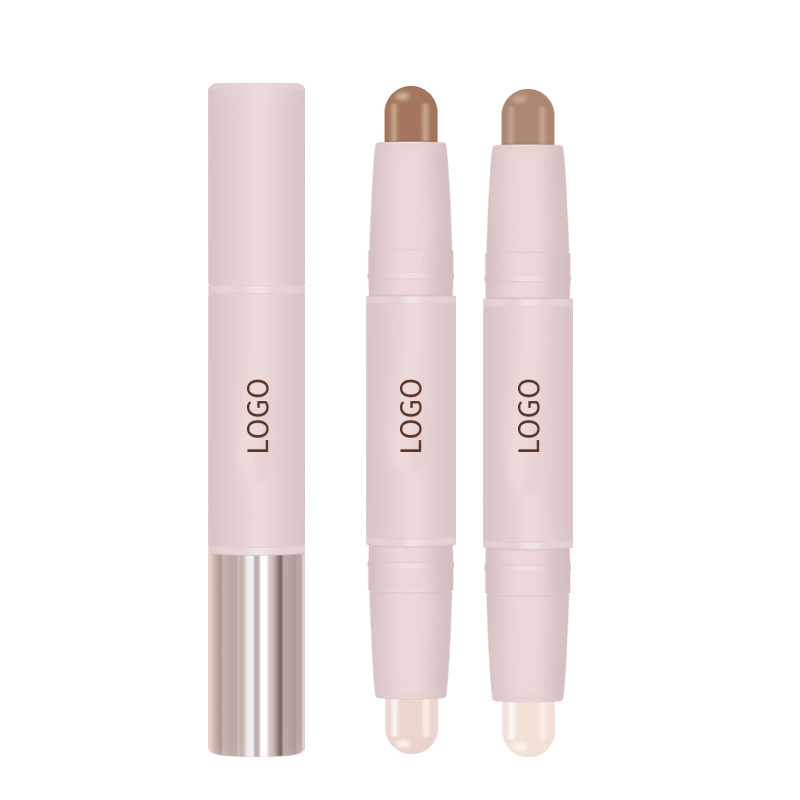 Ditong Double Head Smooth Concealer Stick Matte Highlight Tube Stick
