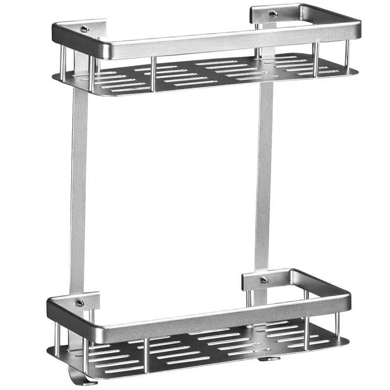 Bath Accessories Holder Aluminum Towel Shelves Bathroom Rack