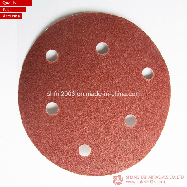 6" Aluminum Oxide Grinding Hook & Loop Disc for Auto