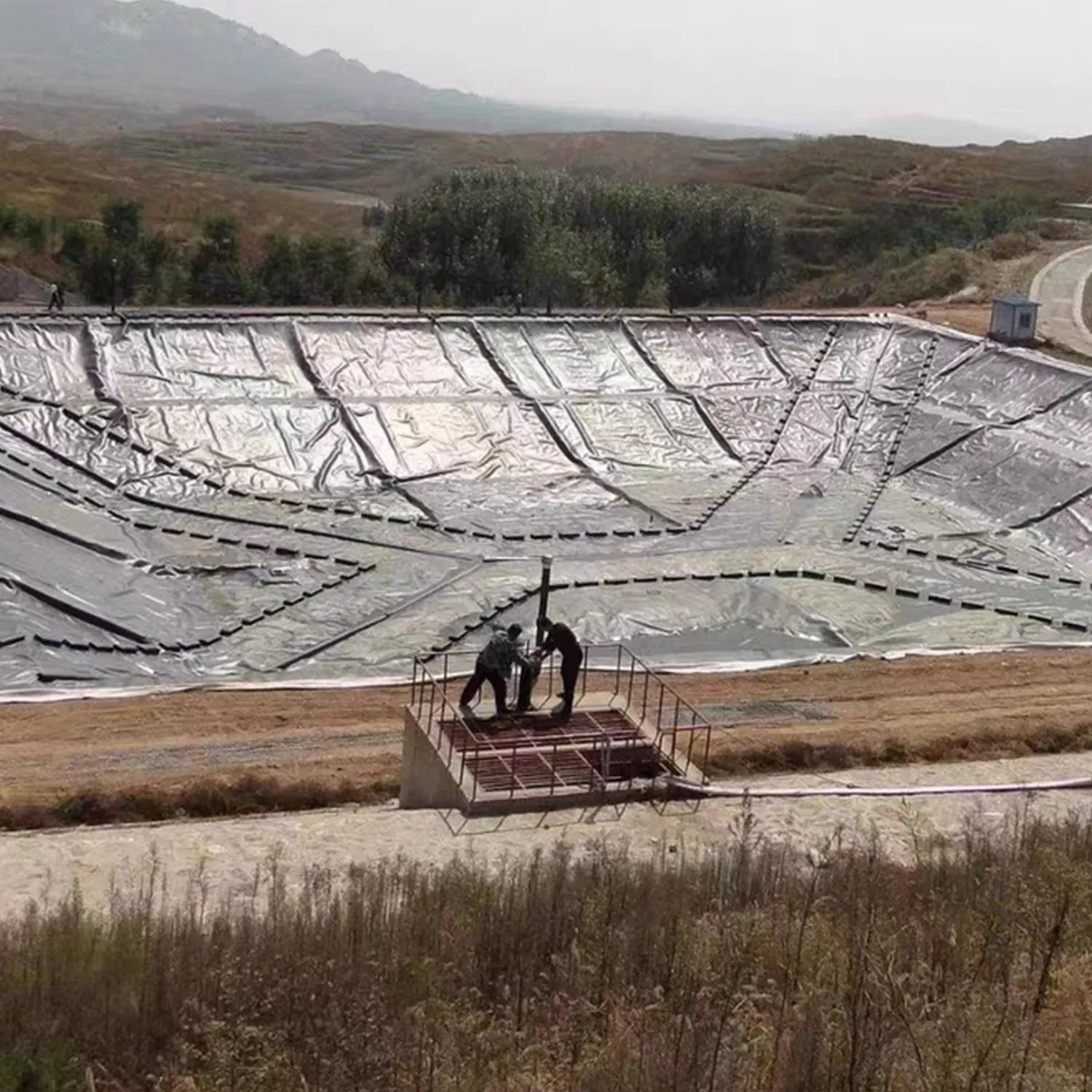 Geomembrane with 1.5mm Thickness for Water Storage in Mongolia Reservoir