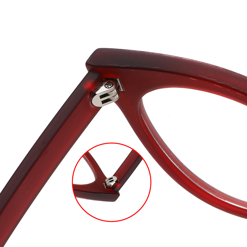 New High Quality Fashion Retro Oversized Cat Eye Blue Light Blocking Eyeglasses Women Colorful Reading Glasses