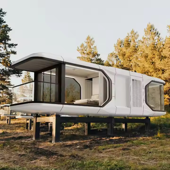 Versatile Container House Space Capsule for Temporary and Permanent Living Needs