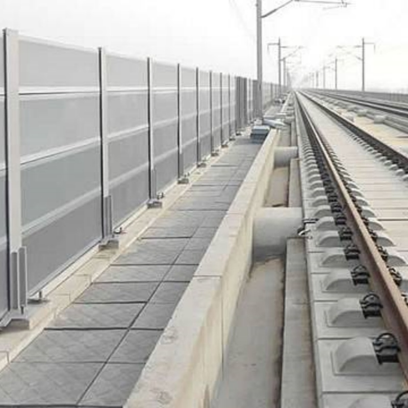 Hot-DIP Galvanized Sound Barrier Acoustic Wall Railway Noise Protection Barrier