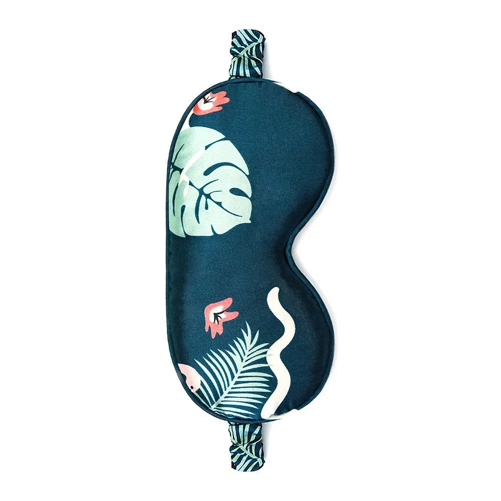 Silk Eye Mask Satin Luxury Customized Soft Travel Elastic Strap Eye Sleeping Mask