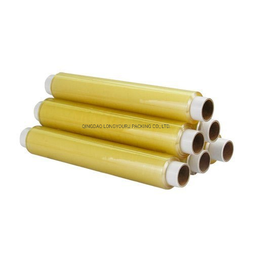 10mic 30/38/45cm 600m PVC Cling Film for Food Packing
