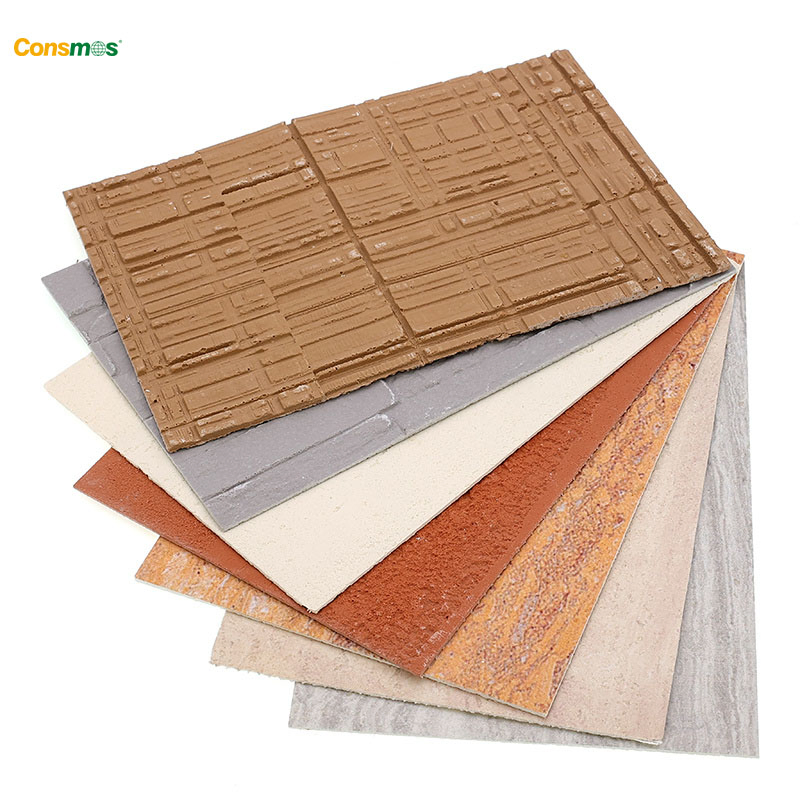 Artificial Stone Flexible Tiles Interior Exterior PU Wall Cladding Travertine Stone Panel