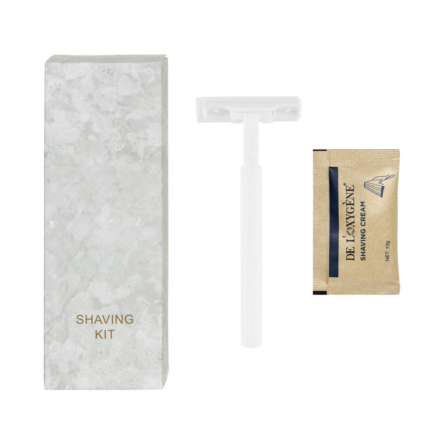 Wholesale Guest Hospital Aviation Hotel Disposable Shaver Razor Shaving Kit