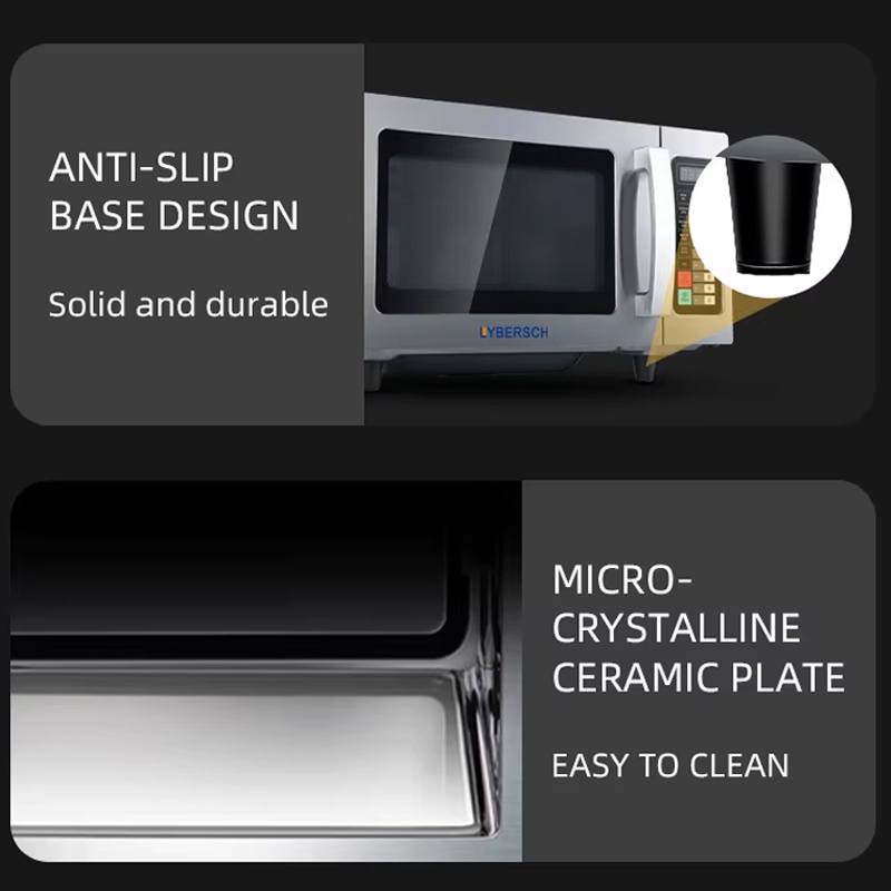 High Quality 900W to 2100W Touch Panel Screen Commercial Domestic Kitchen Catering Equipment Microwave Oven