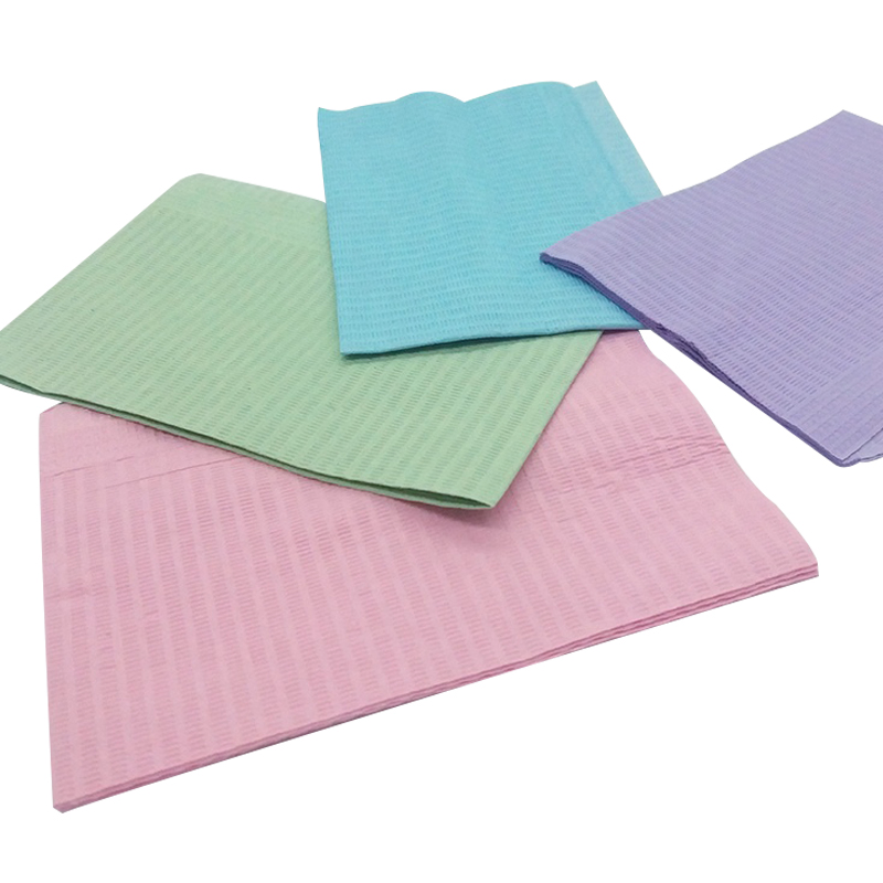 Dental Medical Disposable Bib Waterproof Patient Bibs Multiple Colors Medical High-Quality Disposable Dental Bibs
