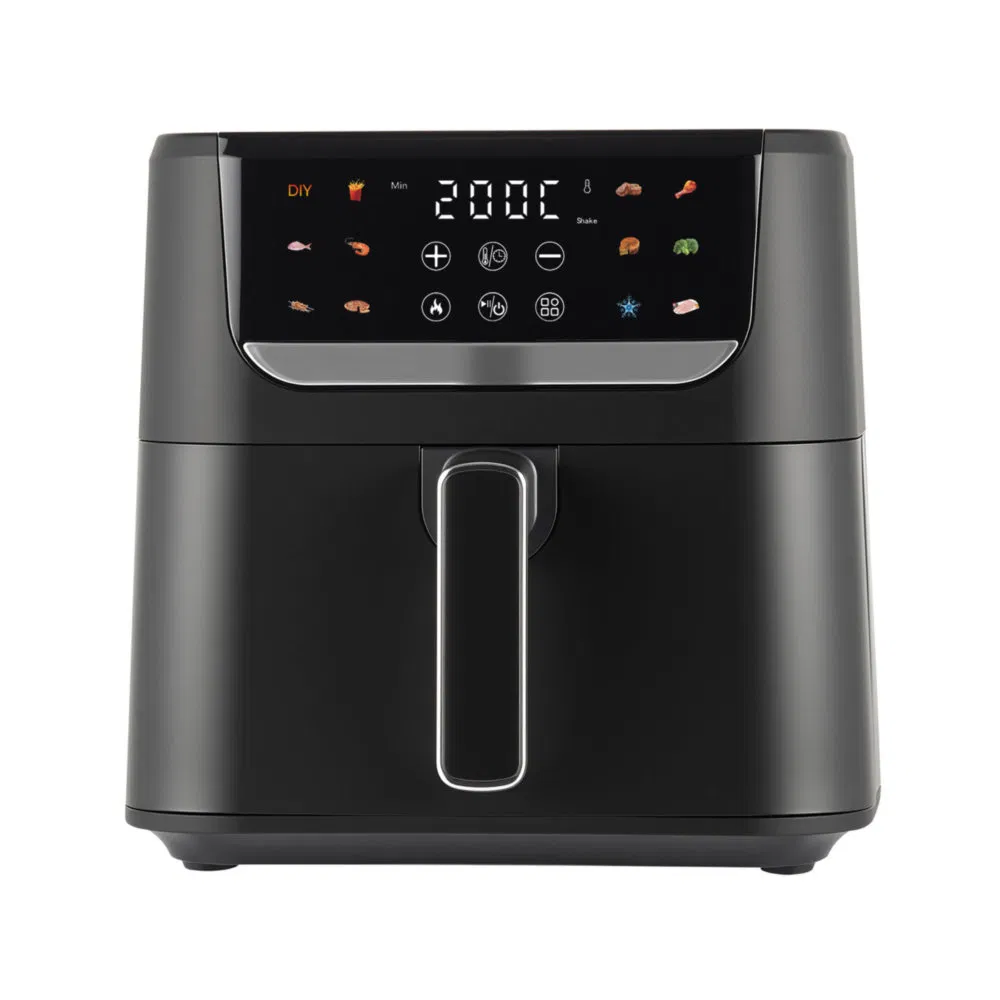 Reliable 6L Custom Touch Screen OEM Air Fryer for Making Barbecue