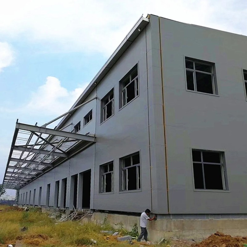 Prefabricated Wall Support Steel Workshop Factory Hangers Ridge Warehouse Building Construction Hangar in Africa