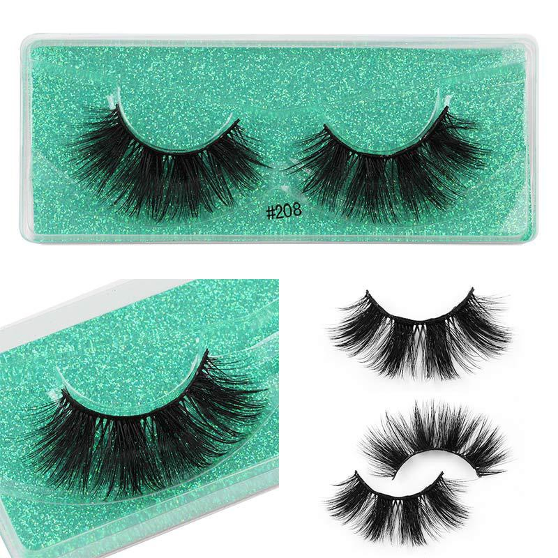 Customized Label False Lashes 3D Mink Eyelashes for Daily Use